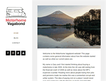 Tablet Screenshot of motorhomevagabond.com